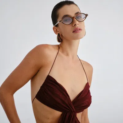 Le Specs Numero Trece In Brown