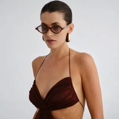 Le Specs Numero Trece In Brown
