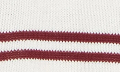 Vigoss Nautical Stripe Sweater In White
