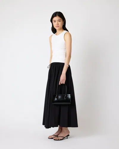 Lie Studio The Lou Bag In Solid Black