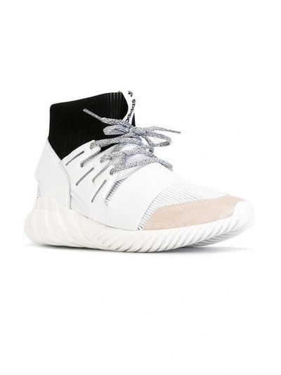 Shop Adidas Originals Tubular Doom Sneakers In White