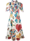 GUCCI floral print dress,DRYCLEANONLY