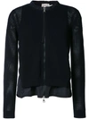 MONCLER layered loose knit cardigan,DRYCLEANONLY