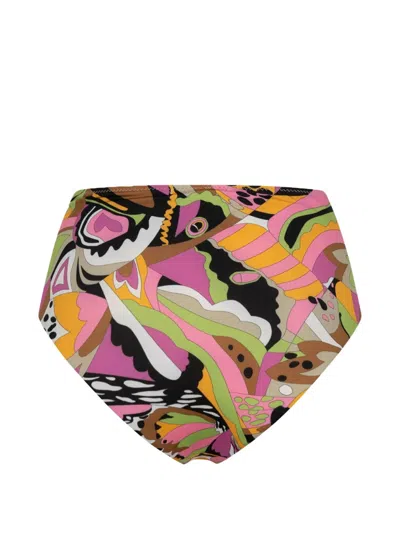 Paramidonna Stas Abstract-print Bikini Bottoms In Multi