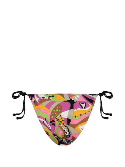 Paramidonna Kortney Tie-side Bikini Bottoms In Multi
