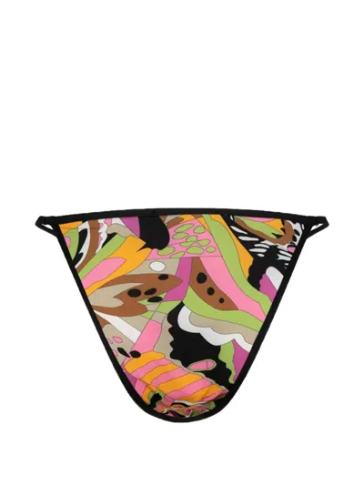 Paramidonna Lilia Abstract-print Bikini Bottoms In Multi