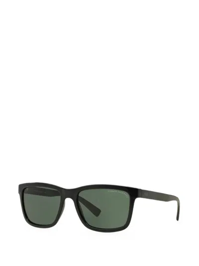 Armani Exchange Square-frame Sunglasses In Green