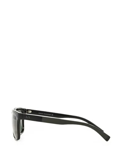 Armani Exchange Square-frame Sunglasses In Green