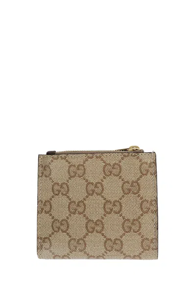 Gucci Web Small Wallet In Pattern