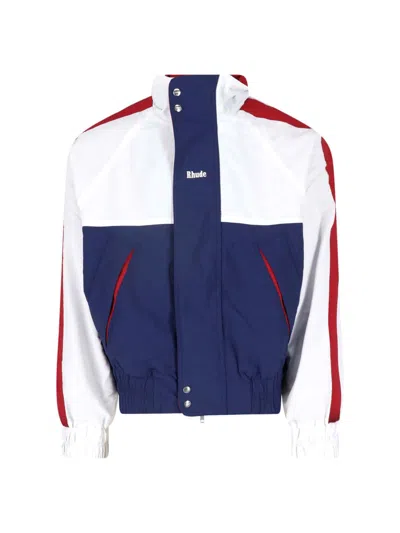 Rhude Color-block Snap Button Closure Casual Jacket In Multi