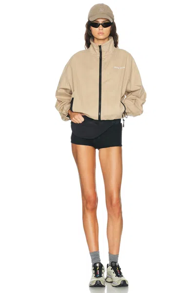 Miu Miu Gabardine Old Jacket In Multi