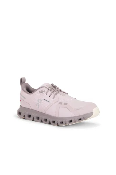 On Cloud 6 Waterproof Sneaker In Pink