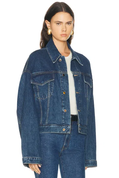 Same The Perfect Denim Jacket In Blue
