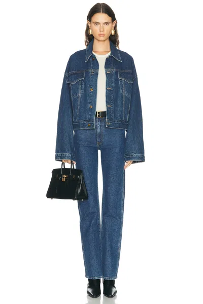 Same The Perfect Denim Jacket In Blue