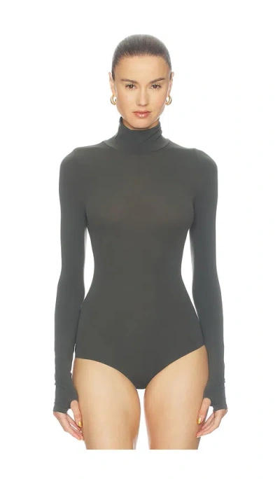 Commando Ballet Turtleneck Bodysuit In Hazel