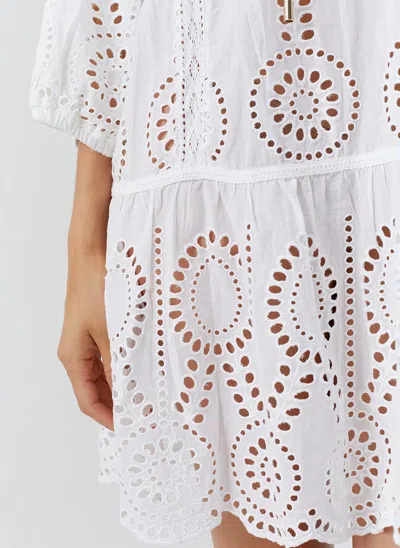 Melissa Odabash Ashley Core Kaftan White In White