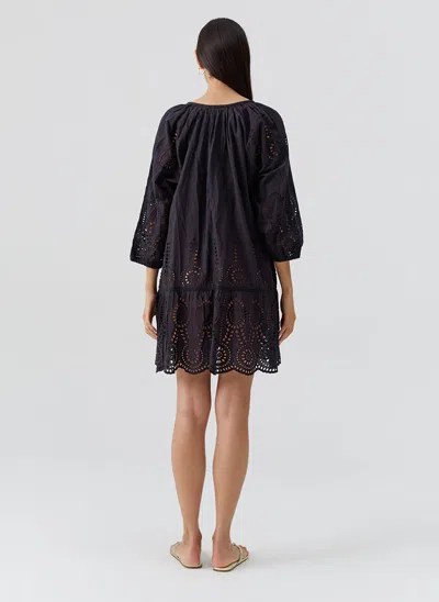 Melissa Odabash Ashley Black Kaftan In Black