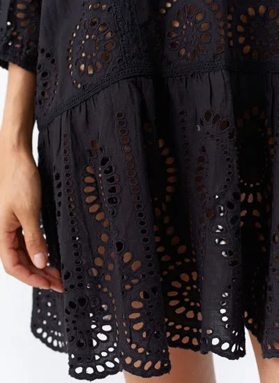 Melissa Odabash Ashley Black Kaftan In Black