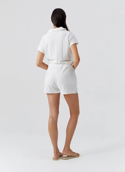 Melissa Odabash Cheryl White Romper In White