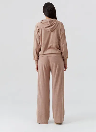 Melissa Odabash Betty Elasticated Drawstring Trousers In Brown