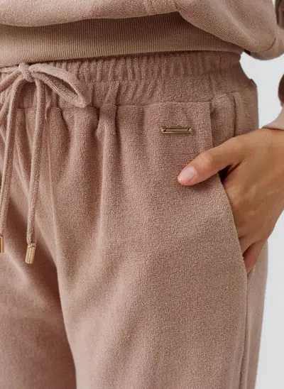 Melissa Odabash Betty Elasticated Drawstring Trousers In Brown