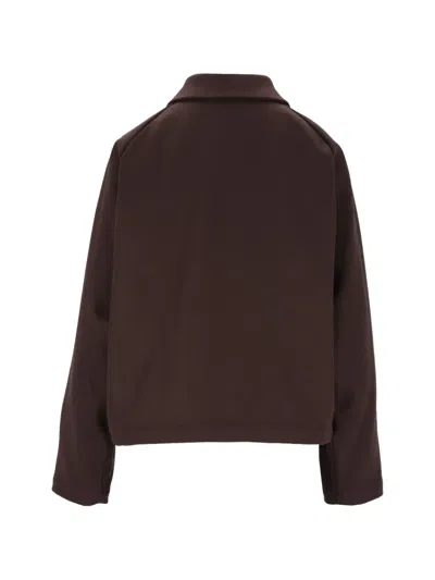 Barena Venezia Button-up Flap-pocket Jacket In Brown