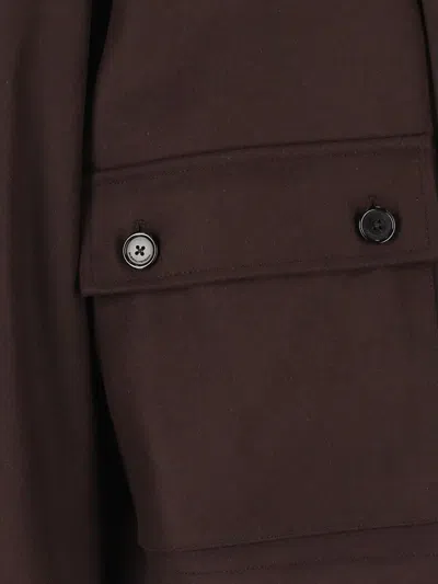 Barena Venezia Button-up Flap-pocket Jacket In Brown