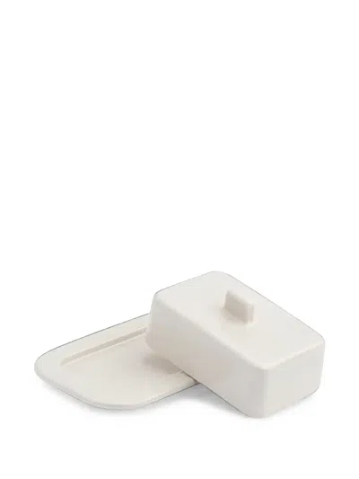 Hay Rectangular Butter Dish In White
