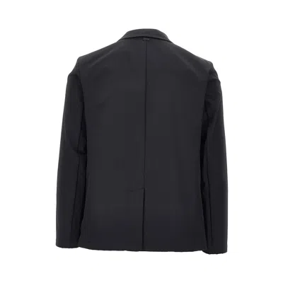 Herno Nylon Twill Single-breasted Jacket In Nude