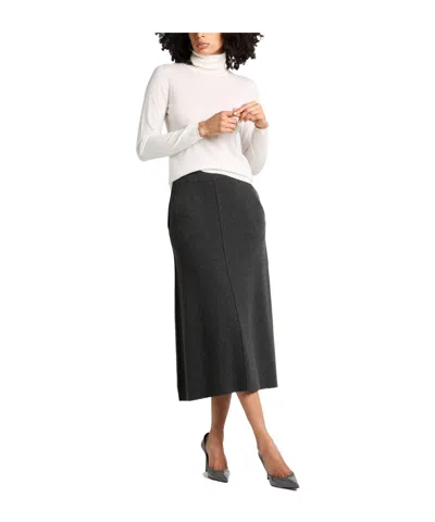 Max Mara Woman Turtleneck Ivory Size S Virgin Wool In White