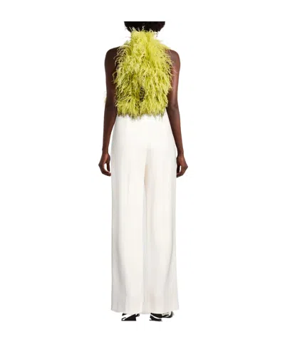Max Mara Solid Color Wide-leg Trousers In Neutral