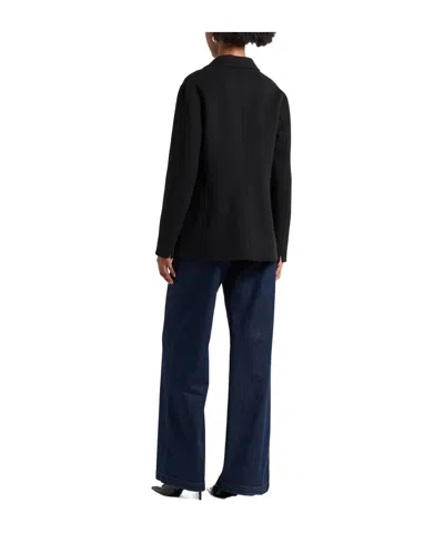 Max Mara Wool Singlebreasted Blazer In Black