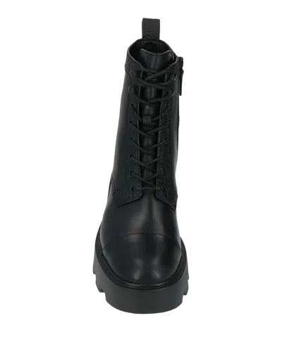 Tory Burch Amphibian Boots With Chunky Sole And Pull Tab In Black