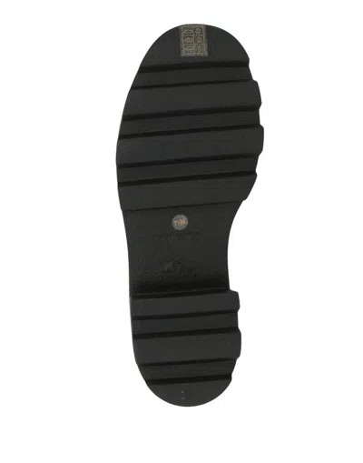Tory Burch Amphibian Boots With Chunky Sole And Pull Tab In Black