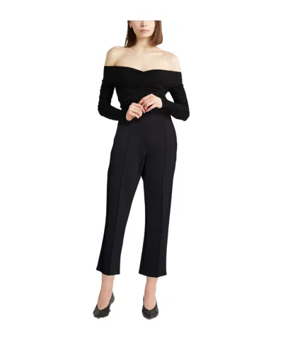 Max Mara Minimalist Flared Trousers In Multi