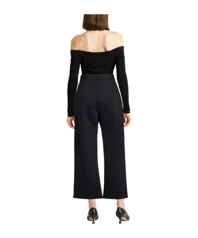 Max Mara Minimalist Flared Trousers In Multi