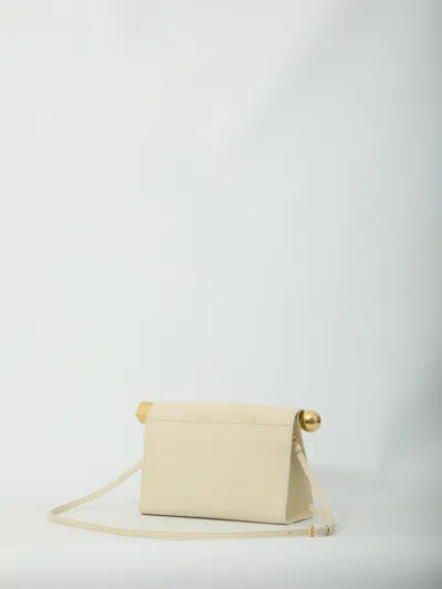 Jacquemus Rolled Top Rectangular Shoulder Bag In Red