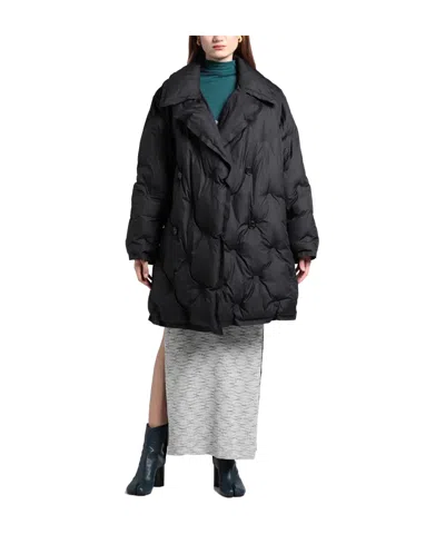 Maison Margiela Solid Color Puffer Jackets In Black