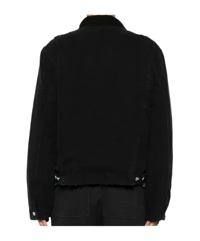 Represent Long-sleeve Casual Jacket In Black