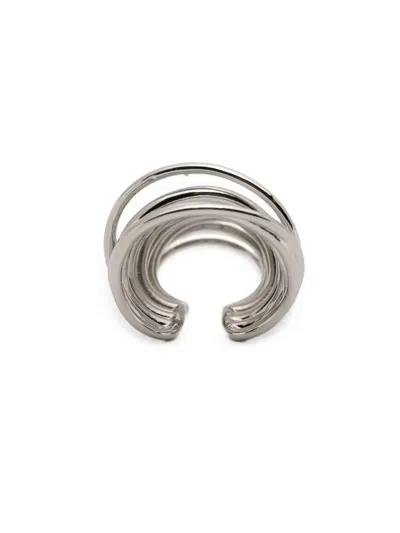 Panconesi Multi-hoop Cuff Earrings In Metallic