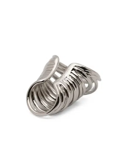 Panconesi Multi-hoop Cuff Earrings In Metallic