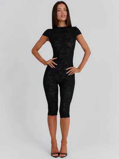 Outcast Jamiya Capri Jumpsuit Black