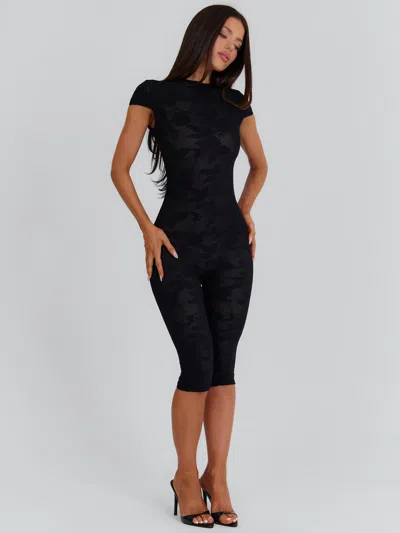 Outcast Jamiya Capri Jumpsuit Black