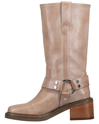Frye Kate Harness Leather Boot In Multi