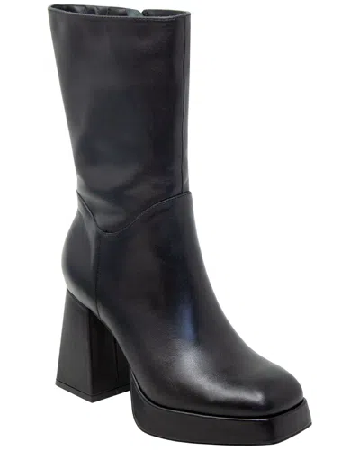 Charles David Verity Leather Bootie In Black