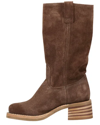 Frye Campus 12r Suede Mid-calf Boots In Multi