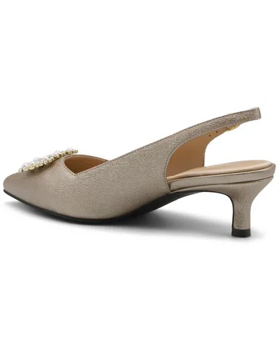 Adrienne Vittadini Savblanc Sling Back Pump In Multi