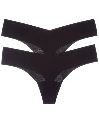 Commando ® 2pk Applique Thong In Black
