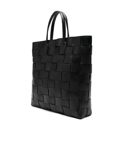Dragon Diffusion Medium Pino Woven Top-handle Tote Bag In Pattern