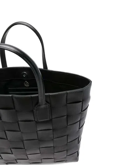 Dragon Diffusion Medium Pino Woven Top-handle Tote Bag In Pattern